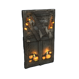 Hell-o-ween Wooden Door