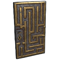 Labyrinth Door in Rust