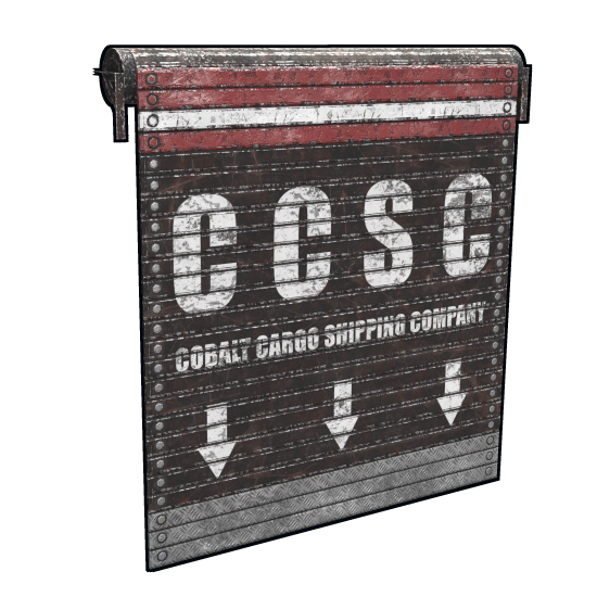 Cobalt Cargo Door in Rust