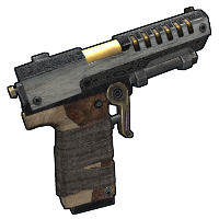 Cold-Forged Pistol in Rust