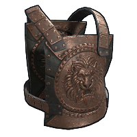 Conquistador Chest Plate in Rust