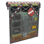 Trash Garage Door
