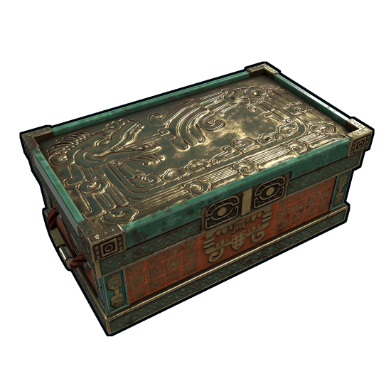 Aztec Gold Chest in Rust