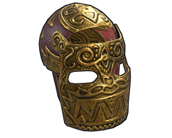 Legendary Gold Facemask