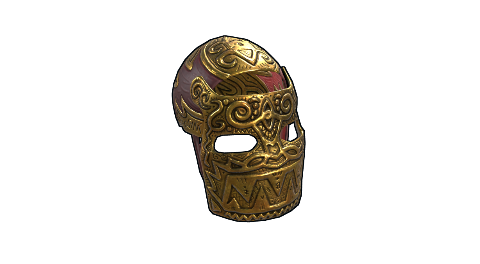 Legendary Gold Facemask