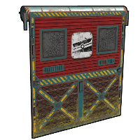 Sailor's Garage Door in Rust