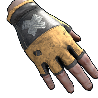 Junkyard King Gloves in Rust