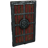 Cursed Wooden Door in Rust
