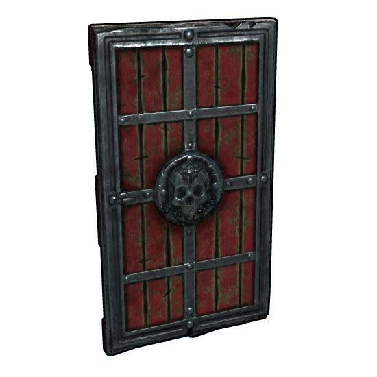 Cursed Wooden Door in Rust