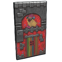 Pug Tower Door in Rust