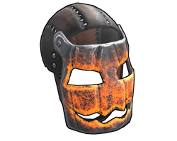 Glowing Metal Pumpkin Mask