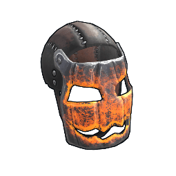 Glowing Metal Pumpkin Mask
