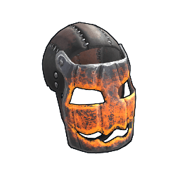 Glowing Metal Pumpkin Mask