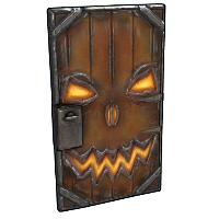 Halloween Door in Rust