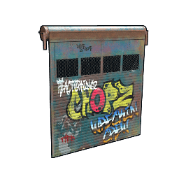 Chop Shop Garage Door