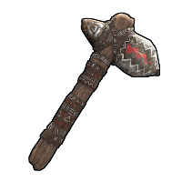 Tirbal Stone Hatchet in Rust