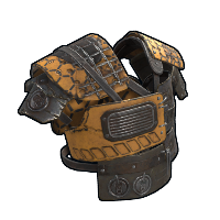 Heavy Alloy Vest in Rust