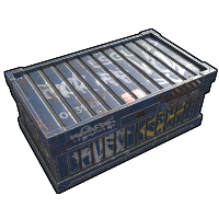 Salvaged Cargo Box in Rust
