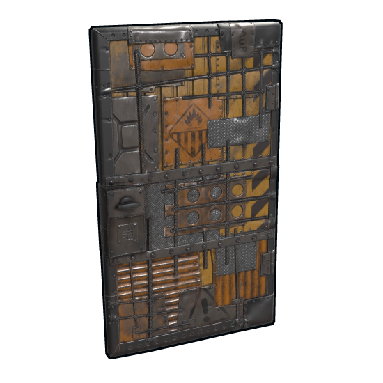Scrap Tanker Door in Rust