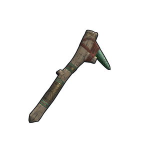 Aztec Jade Pick Axe