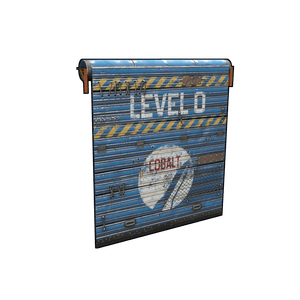 Cobalt Space Door