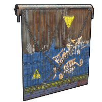 Factory Rolling Door in Rust
