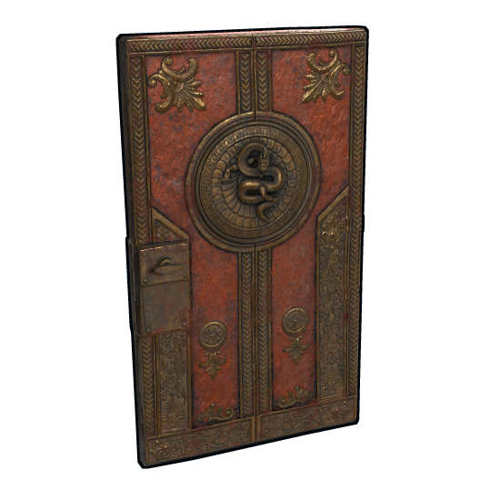 Dragon Relic Door in Rust