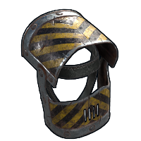 Scrap Hazard Helmet in Rust