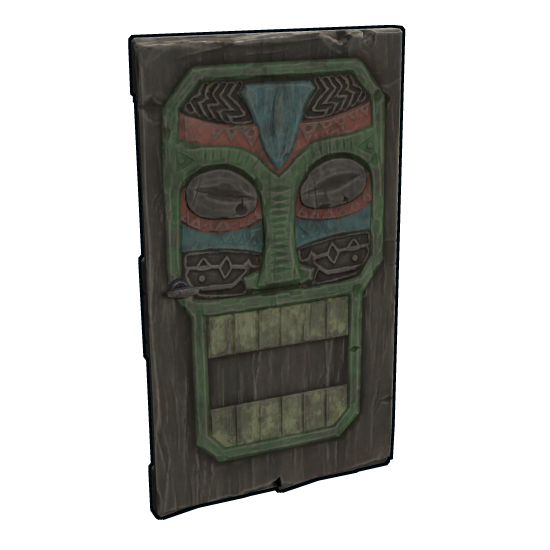 Forgotten Temple Door in Rust