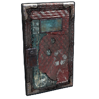 Lost Metal Door in Rust
