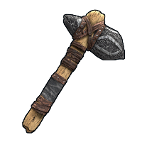 Artisan's Stone Hatchet in Rust