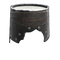 Green Riveted Bucket Helmet in Rust