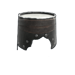 Green Riveted Bucket Helmet