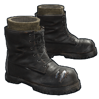 Army Black Boots Rust Skins