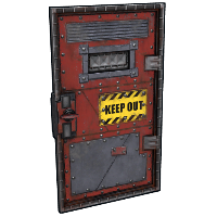 Keep Out Armored Door in Rust