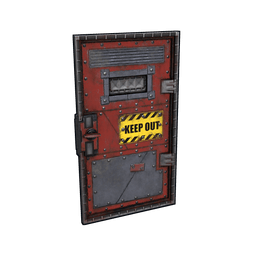 Keep Out Armored Door