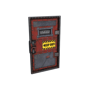 Keep Out Armored Door