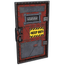 Keep Out Armored Door