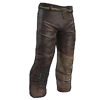 Desert Outlaw Burlap Pants in Rust