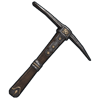 Ancient Artifact Pick Axe in Rust