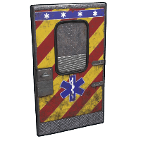 Ambulance Door in Rust
