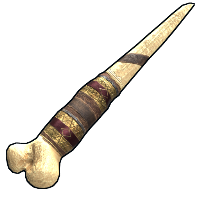 Paititi Bone Knife in Rust