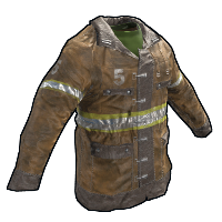 Fireman's Jacket in Rust