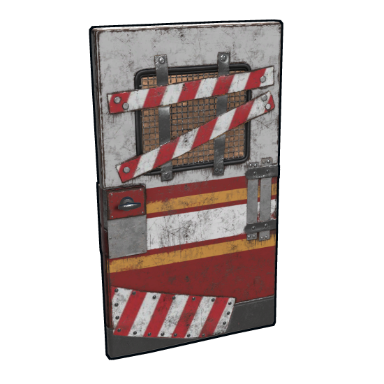 Fire Truck Door in Rust