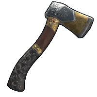 Ornate Axe in Rust