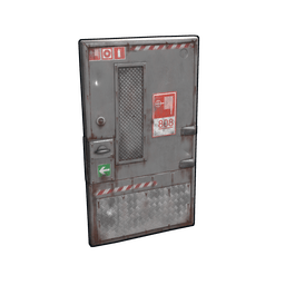 Grey Fire Door