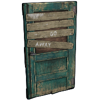 Barricaded Door in Rust