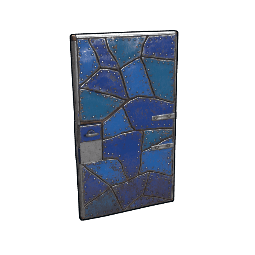 Blue Puzzle Door