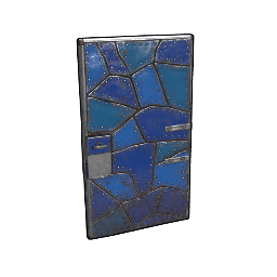 Blue Puzzle Door