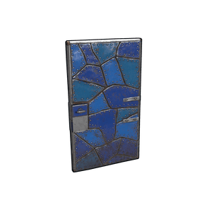 Blue Puzzle Door